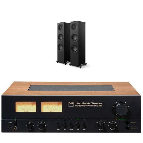 Pachet PROMO KEF Q7 META + NAD C 3050
