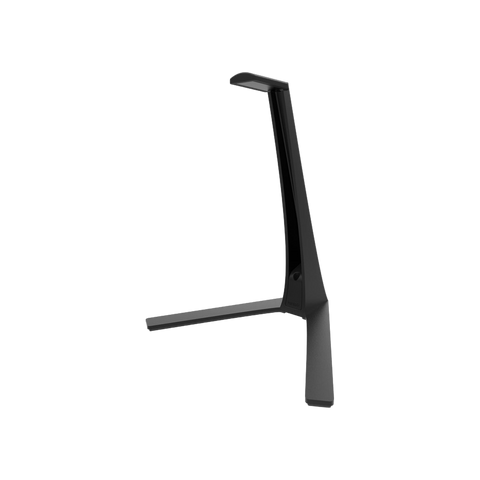 Kanto Audio H3 headphone stand in black, cut out on a transparent background