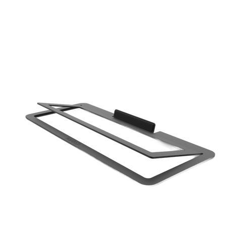 Черна стойка Kanto Audio S10, изрязана
