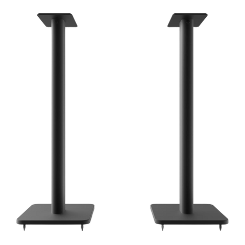 Чифт подови стойки Kanto Audio SP26PL в матово черно, изглед отпред