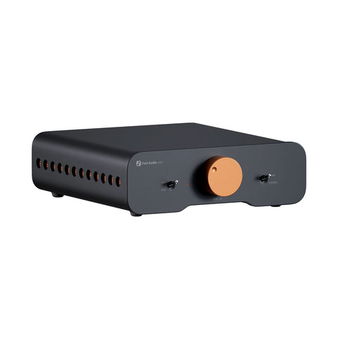 Fosi Audio ZA3, cu panoul frontal, comenzile și carcasa vizibile