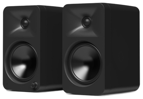 Активни тонколони Kanto Audio ORA4 в черен цвят, чифтът, изглед под ъгъл