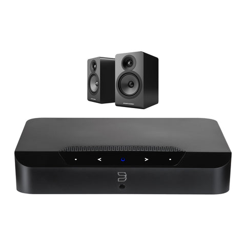 Pachet PROMO Bluesound POWERNODE EDGE + Acoustic Energy AE100.2
