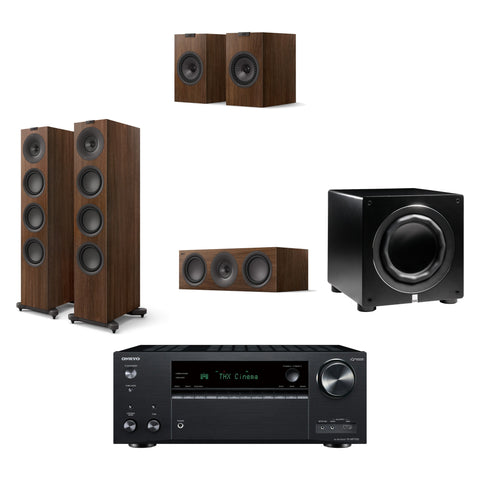 Pachet PROMO Onkyo TX-NR7100 + KEF Q11 Meta + KEF Q6 Meta + KEF Q1 Meta + ELAC Varro RS700
