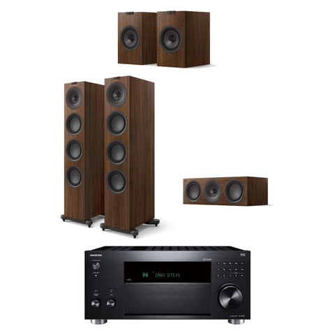 Pachet PROMO Onkyo TX-RZ50 + KEF Q11 Meta + KEF Q6 Meta + KEF Q1 Meta