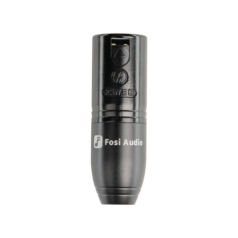 Adaptorul Fosi Audio I5, cu mufă XLR cu patru pini și port balansat de 4,4 mm