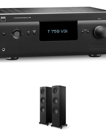 Pachet PROMO NAD T 758 V3i + KEF Q7 Meta