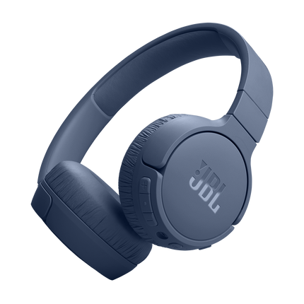 Слушалки JBL Tune 670NC, сини, изглед под ъгъл
