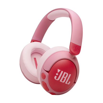 Детски слушалки JBL Junior 470NC, розови, изглед под ъгъл