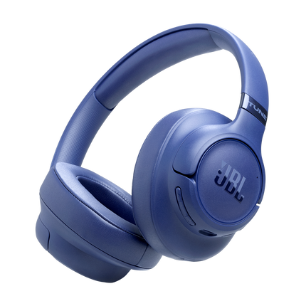 Слушалки JBL Tune 780NC, сини, изглед под ъгъл