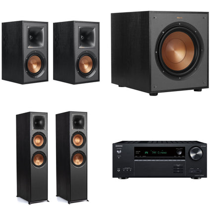 Pachet PROMO 4.1 ONKYO TX-NR6100 + KLIPSCH R-820F + R-51M + R-100SW