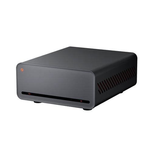 Fosi Audio PSU20, cu panoul frontal, comenzile și carcasa vizibile