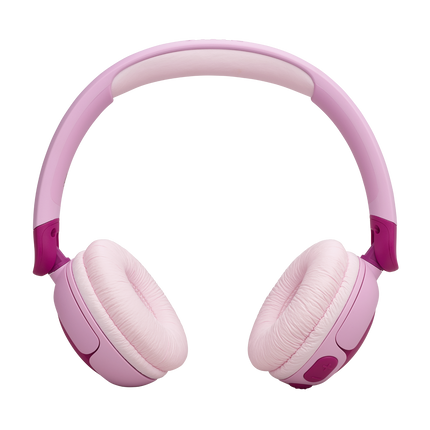 Безжични детски слушалки JBL Junior 320BT, лилави, изглед отпред
