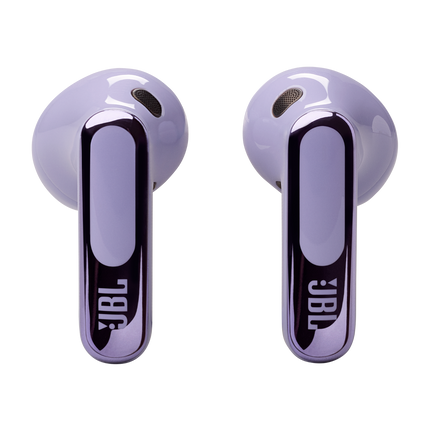 Слушалки JBL Live Flex 3, цвят лилав (Purple), слушалките, изглед отпред
