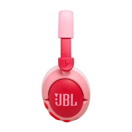 Детски слушалки JBL Junior 470NC, розови, дясната чашка с бутоните