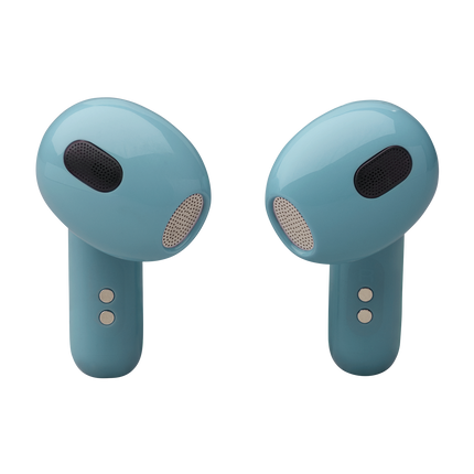 Слушалки JBL Live Flex 3, цвят син, слушалките, изглед отзад
