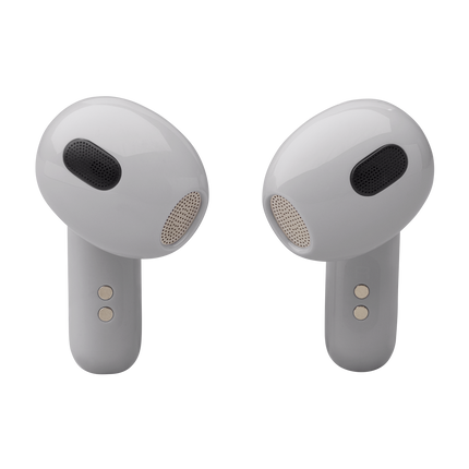 Слушалки JBL Live Flex 3, цвят сребрист, слушалките, изглед отзад