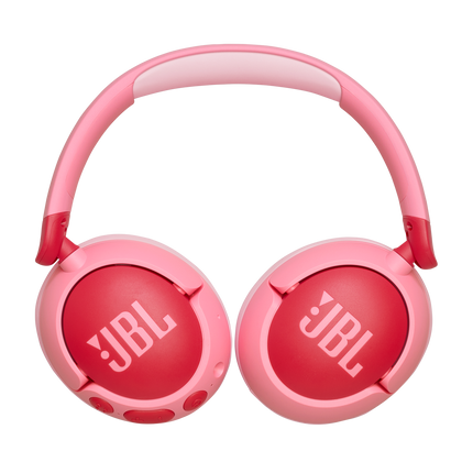 Детски слушалки JBL Junior 470NC, розови, сгънати плоско