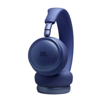 Слушалки JBL Live 680NC, цвят син, чашка с бутоните за управление