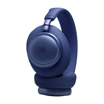 Слушалки JBL Live 780NC, цвят син, чашка с бутоните за управление