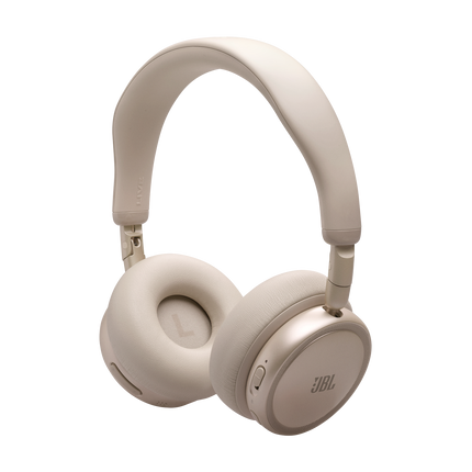 Слушалки JBL Live 680NC, цвят пясъчен (Sand), изглед отляво