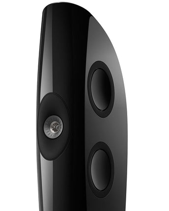 KEF Blade One Meta, finisaj Piano Black / Grey, detaliu driver Uni-Q