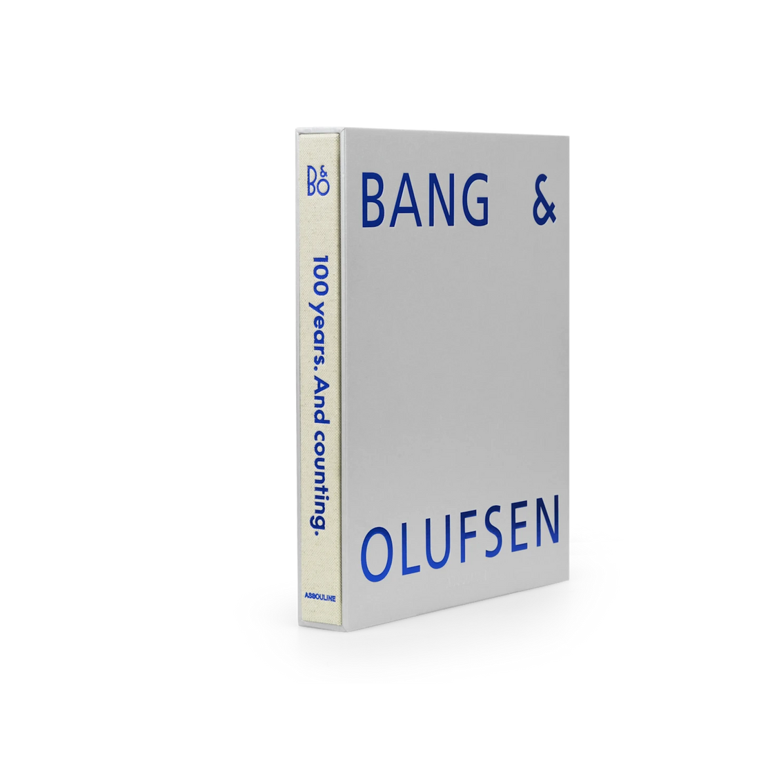 Bang & Olufsen: 100 years. And counting., pe fundal neutru.