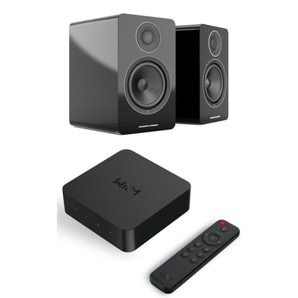 Pachet PROMO boxe active Acoustic Energy AE1 Active + streamer Wi-Fi WiiM Pro Plus