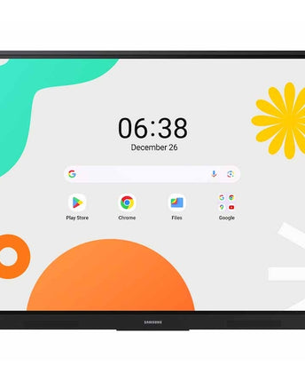 Tabla interactiva Samsung WA86F, 86", 4K UHD, 400nit, Control multi-touch 40 puncte, Android 14 certificat EDLA, Putere audio 30W, Vesa 800 x 600 mm