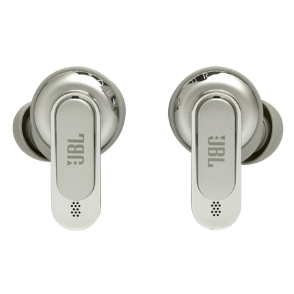 True Wireless слушалки JBL Tour Pro 2 в цвят Sand, слушалките отпред