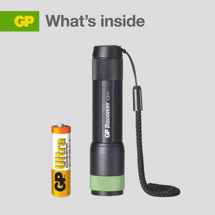 Lanterna GP DISCOVERY C31X, IPX4, 100lm