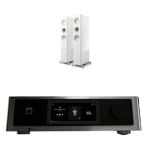 Pachet PROMO Amplificator NAD M33 V2 + Boxe de podea KEF Reference 3 Meta