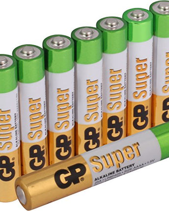 Baterii GP Super Alkaline AAAA, LR8, 1.5V, folie 8 buc