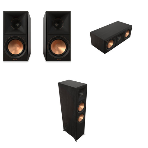 Pachet PROMO Boxe de raft  Klipsch RP-600M II + Boxa centru Klipsch RP-500C II + Boxe de podea Klipsch RP-8000F II Ebony