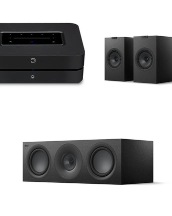 Pachet PROMO BlueSound PowerNode 2025 + KEF Q3 Meta + KEF Q6 Meta