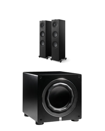 Pachet PROMO KEF Q7 META + ELAC Varro Reference RS700