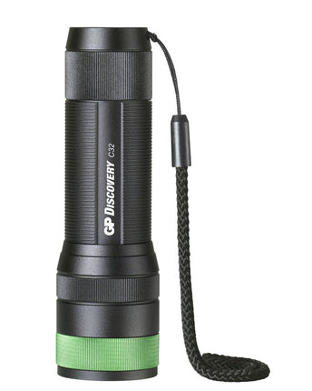 GP DISCOVERY C32 Twin Light + Strobe LED Torch IPX
