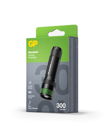 GP DISCOVERY C32 Twin Light + Strobe LED Torch IPX