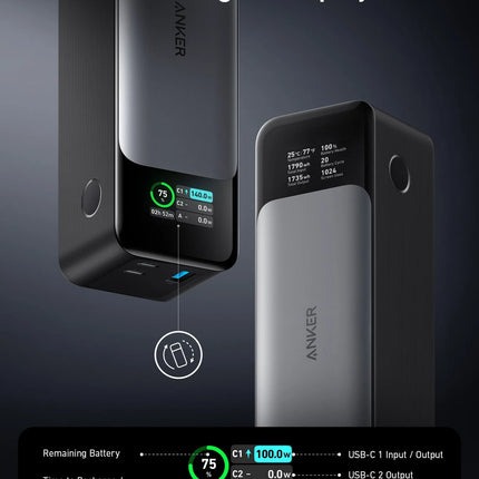 Powerbank Anker 737 GaN Prime PowerCore 24000 PD 3.1 mAh