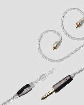 Cablu Meze Audio SILVER PLATED (upgrade pentru RAI PENTA & ADVAR) balansat 4.4mm