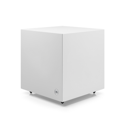 Subwooferul Audio Pro SW-5 alb, din unghi