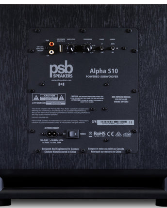 Субуфер PSB Alpha S10