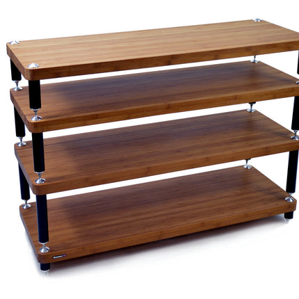 Atacama TV Stand Evoque Eco 110-40 Dark Bamboo, 4 rafturi