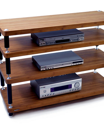 Atacama TV Stand Evoque Eco 110-40 Dark Bamboo, 4 rafturi