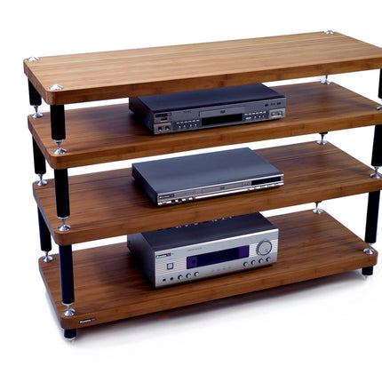 Atacama TV Stand Evoque Eco 110-40 Dark Bamboo, 4 rafturi