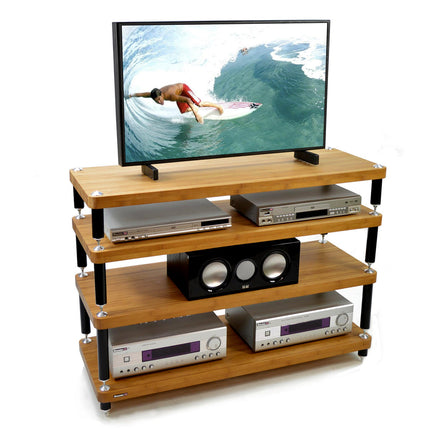 Atacama TV Stand Evoque Eco 110-40 Natural Bamboo, 4 rafturi