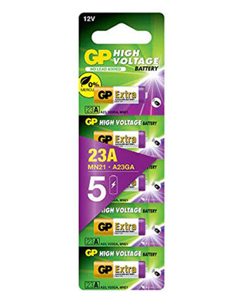 Baterii GP Extra Alkaline High Voltage 23A (MN21), 12V, pachet 5 pcs