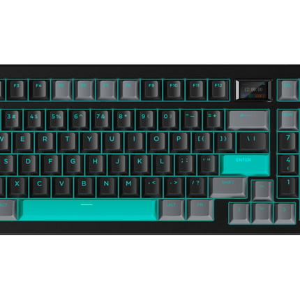 Tastatura gaming mecanica AVAX GM03 PRO wireless, GASKET, RGB, 98%, Switch-uri Gateron, Display TFT