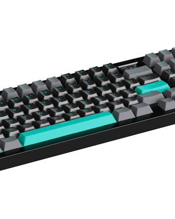 Tastatura gaming mecanica AVAX GM03 PRO wireless, GASKET, RGB, 98%, Switch-uri Gateron, Display TFT