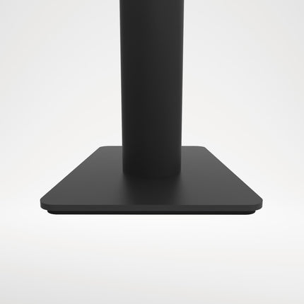 The steel base of the Kanto Audio H2 headphone stand in black